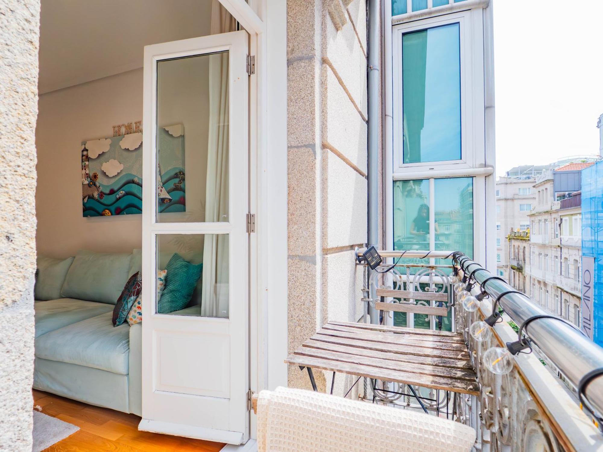 Luxury Centro De Vigo Balcony Apartamento Exterior foto